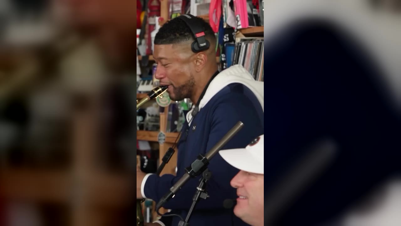 The sax solo from the Outstanding Tiny Desk clip